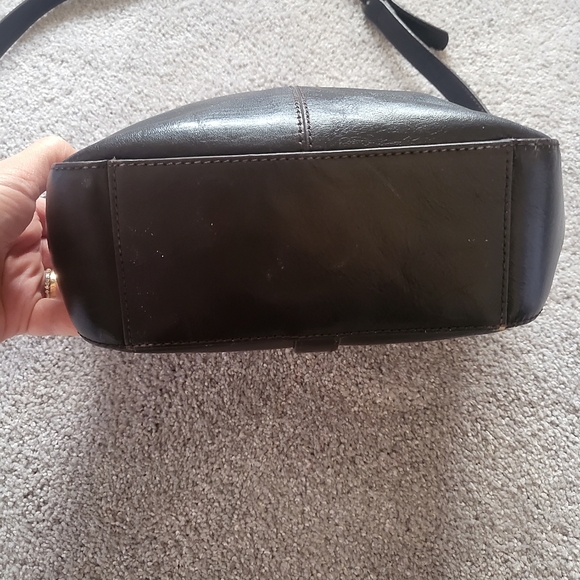 Vintage Black Leather Bag - Picture 6 of 6